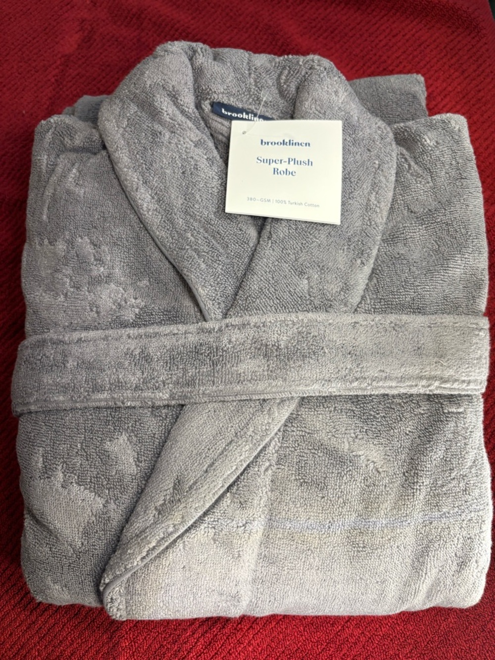Brooklinen Super-Plush Robe - Gray
